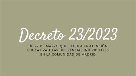 decreto 23/2023 22 de marzo